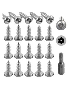 Tornillos de Cabeza Redonda Torx Hilitchi 50 Pcs Acero Inoxidable
