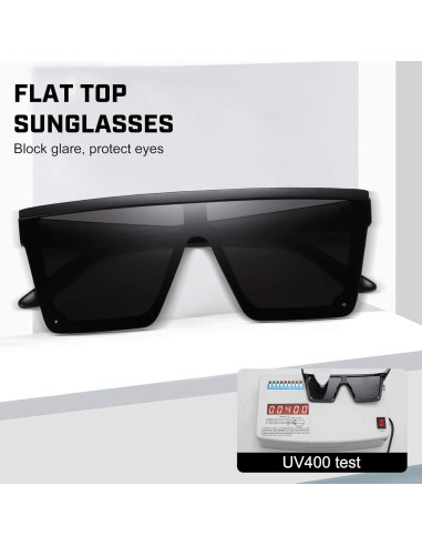 Gafas de sol cuadradas STORYCOAST UV400 para hombres y mujeres