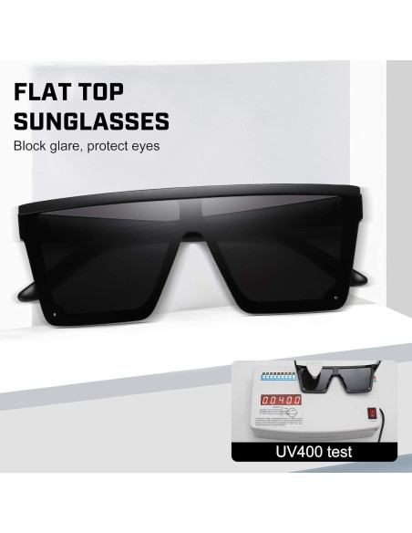 Gafas de sol cuadradas STORYCOAST UV400 para hombres y mujeres