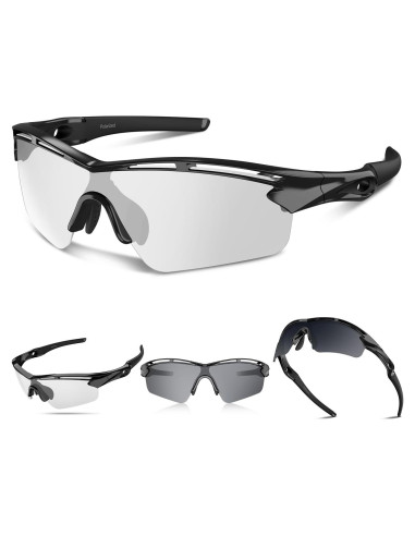 Gafas de sol deportivas Rosemal UV400 fotoquímicas para ciclismo