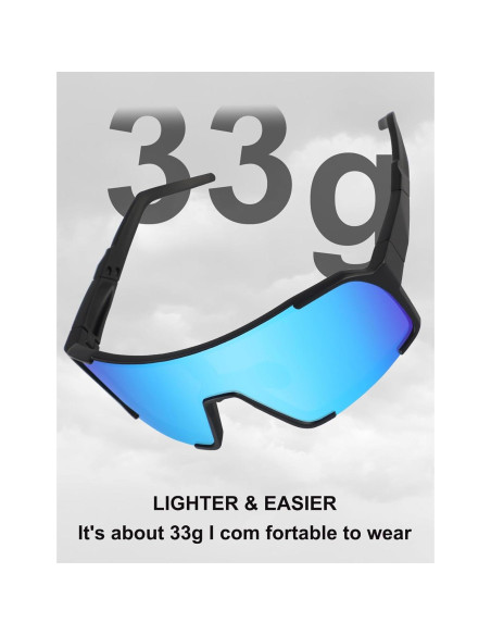 Gafas de Ciclismo BangLong Unisex con Protección UV400