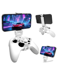 Mini Volante TXW con Soporte para Teléfono Xbox Blanco