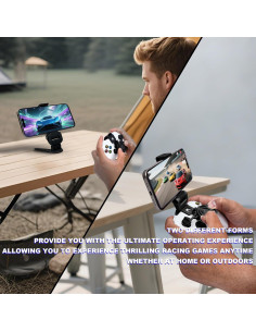 Mini Volante TXW con Soporte para Teléfono Xbox Blanco 2