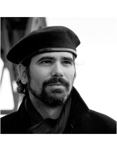 Boina Militar Gajaous de Lana con Banda de Cuero - Talla Única