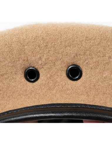 Boina Militar Gajaous de Lana con Banda de Cuero - Talla Única