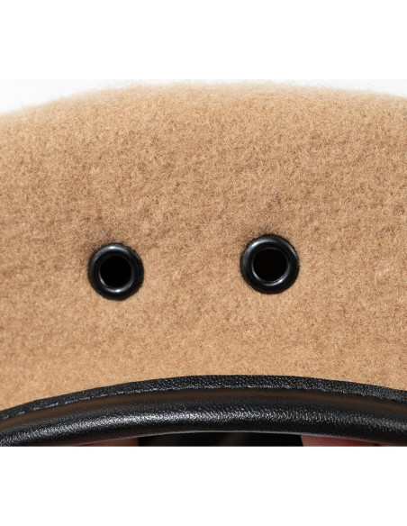 Boina Militar Gajaous de Lana con Banda de Cuero - Talla Única