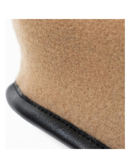 Boina Militar Gajaous de Lana con Banda de Cuero - Talla Única