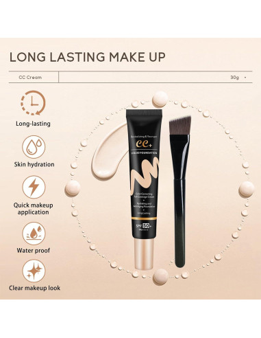 CC Crema con SPF 50 Rosardene - Corrector Hidratante Marfil 30g