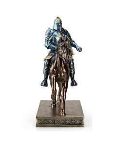 Estatua Caballero Guerrero HDMbigmi Azul 26.9x30 cm 2