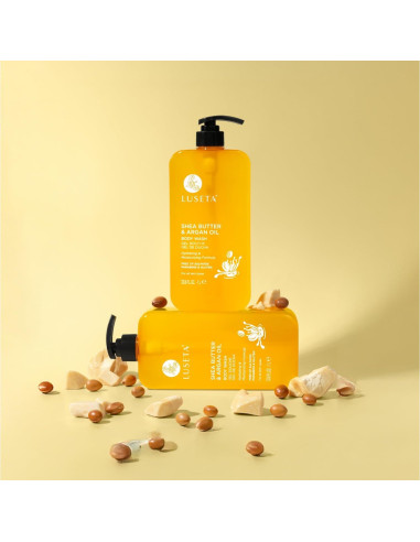 Jabón Corporal Luseta Manteca de Karité y Aceite de Argán 957ml