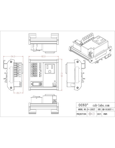 Módulo de Salida de Relé IoT 1 Canal AC CZH-LABS D-1583TL