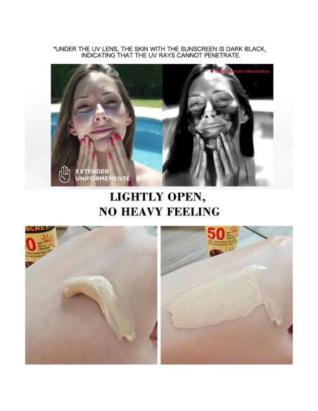 Crema Solar Disaarr Beauty SPF 50 Colágeno Extracto Caracol 50g