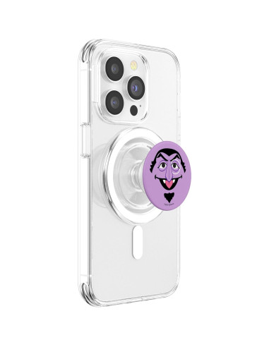 PopSockets MagSafe PopGrip Cara del Conde Plaza Sésamo