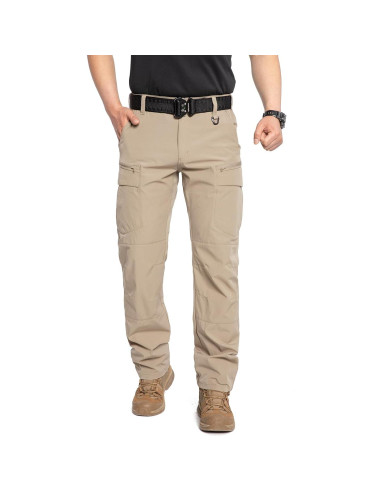 Pantalones Tácticos CARWORNIC Hombre 9 Bolsillos Secado Rápido