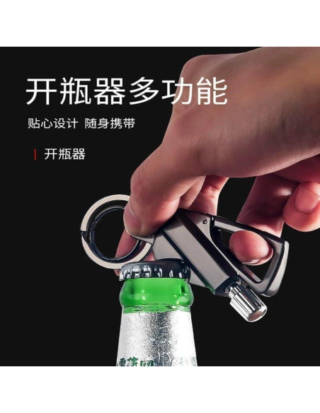 Encendedor de Keroseno SFYYYDL Multifuncional Negro y Oro