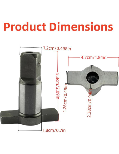 Kit de Anvil y Eje Axyuada para Llave de Impacto DeWalt DCF899