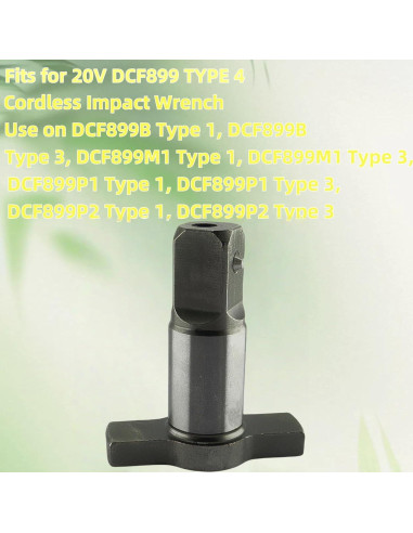 Kit de Anvil y Eje Axyuada para Llave de Impacto DeWalt DCF899