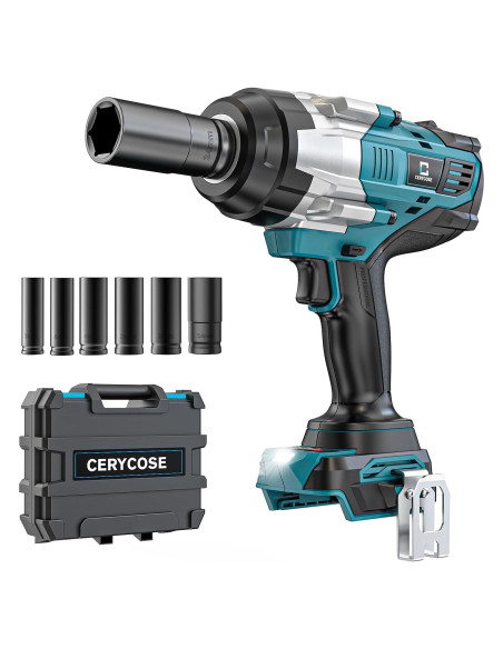 Llave de impacto inalámbrica 1/2" Makita 1700FT-LBS 3.45kg