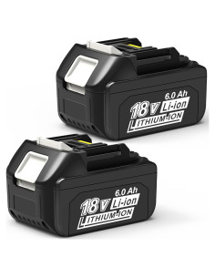 Batería de Reemplazo 6000mAh 18V CHAUNVEN para Makita