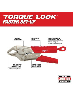 Pinzas de Bloqueo Milwaukee 48-22-3707 17.8 cm Acero 2