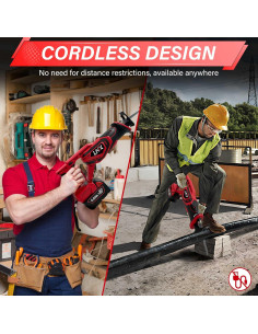 Sierra Recíproca Inalámbrica L1NXIXI 18V Sin Escobillas 2800 SPM 2