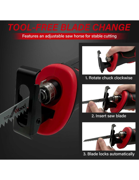 Sierra Recíproca Inalámbrica L1NXIXI 18V Sin Escobillas 2800 SPM