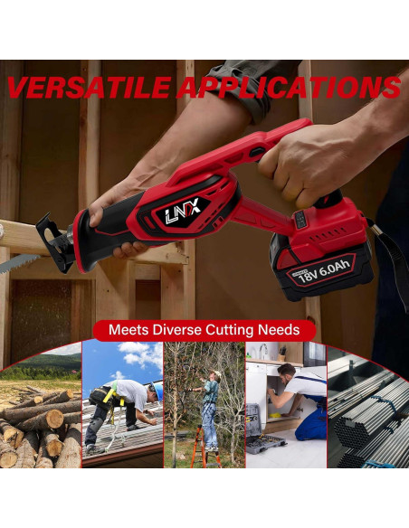 Sierra Recíproca Inalámbrica L1NXIXI 18V Sin Escobillas 2800 SPM