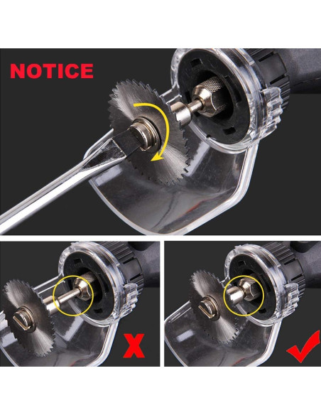 Juego de Sierras Circulares HSS QISF 16 Piezas para Dremel