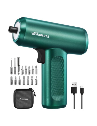 Destornillador Eléctrico WorkBless 3.7V con Pantalla LCD