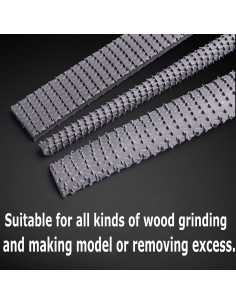 Conjunto de limas de madera AihuiWood 3 piezas 12.7 mm 2