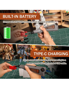 Lijadora de Pluma Bucasso PLH-1000 Inalámbrica 8000 RPM 2