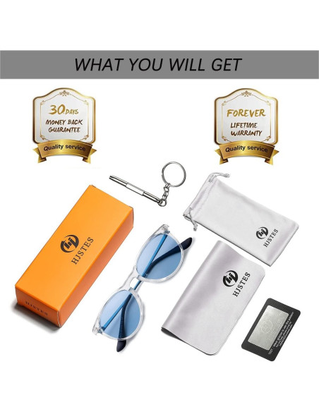 Gafas de sol polarizadas HJSTES para niños 50mm UV 100%