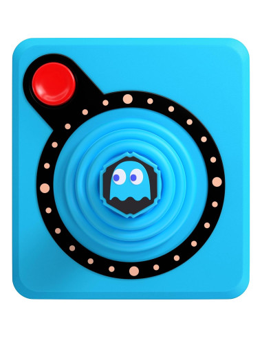 Joystick Inalámbrico Atari CX40+ Edición Fantasma INKY Azul