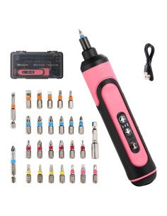 Destornillador Eléctrico Recargable SOCOHO AID 4V Rosa