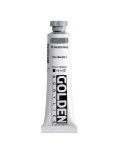 Pintura Acrílica Profesional Golden N5 Gris Neutral 60 ml