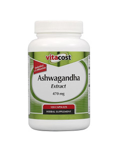 Extracto de Ashwagandha Vitacost 470 mg - 120 Cápsulas