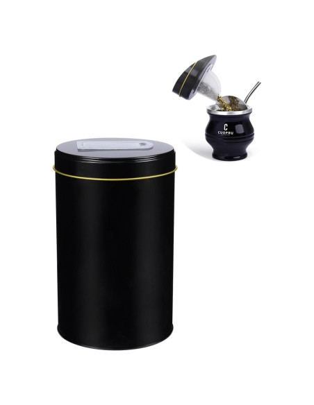 Yerbero CUOPRU con Grifo - Contenedor de Yerba Mate 1100ml