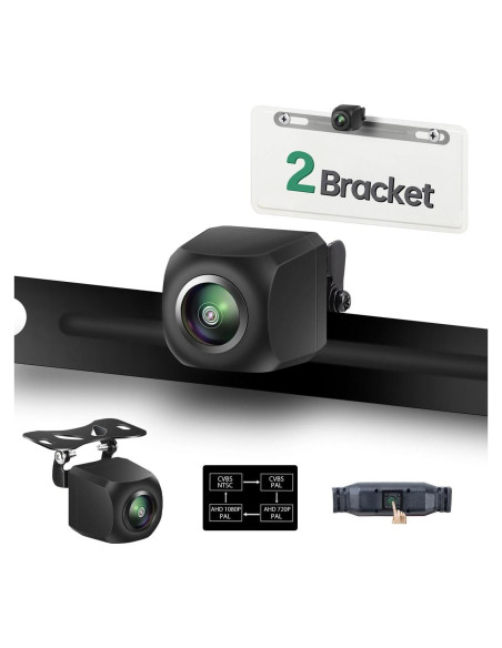 Cámara de Respaldo AHD 1080P GreenYi con Soporte Ajustable