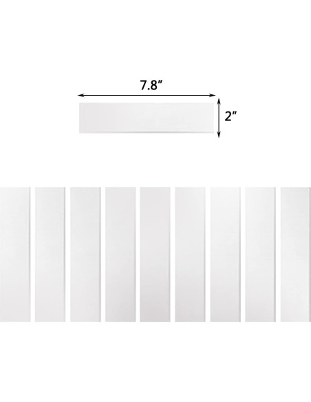 Calcomanías de Espejo Autoadhesivas Yimisya 10 Piezas 20.32x5.08cm
