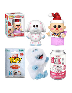 Figura Navideña Funko Rudolph y Amigos - 4 Artículos