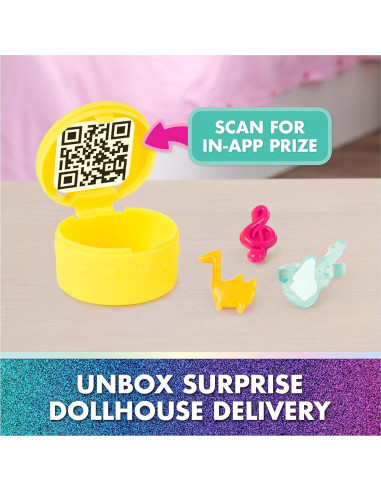 Set de Fiesta Paw-Some Gabby's Dollhouse con DJ Catnip y Gato Borrador