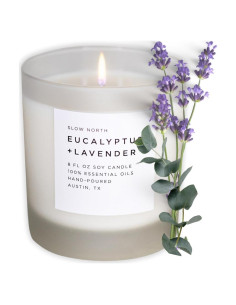 Vela Aromática Eucalipto + Lavanda Slow North 226 g