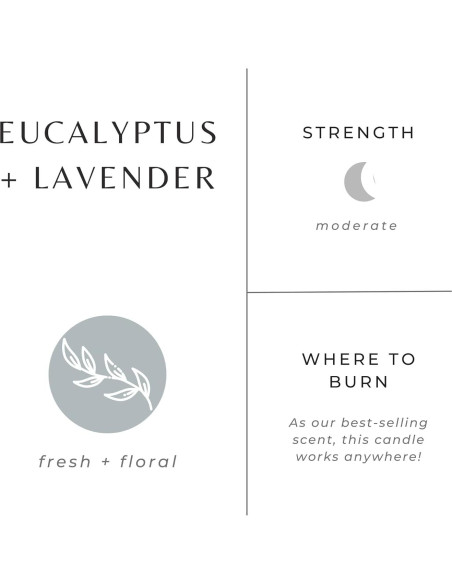 Vela Aromática Eucalipto + Lavanda Slow North 226 g