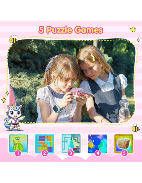 Cámara Instantánea TIATUA S10 Rosa para Niños 3 a 14 Años