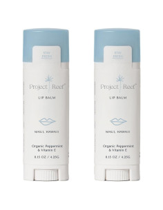 Bálsamo Labial Vegano Project Reef con Menta Orgánica 4.25g - 2 Paquete