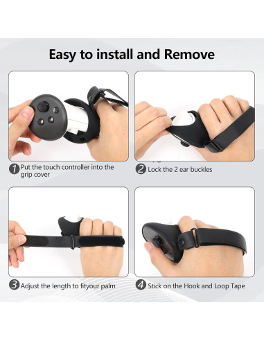Accesorios VR Hounyoln para Quest 3S - Funda y Empuñaduras