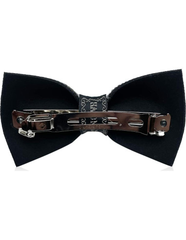 Clip para el cabello Mini Momo con lazo de strass - 11.4x8.9cm