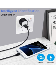 Cargador de Pared USB Hootek 5 Pack 1A 5V Carga Rápida 2