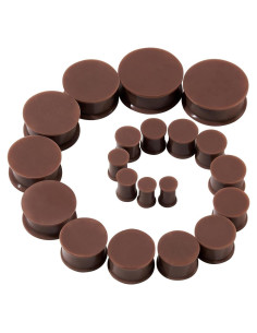 Kit de Tapones de Silicona 20 Piezas JOYTOYOU 0G-25mm