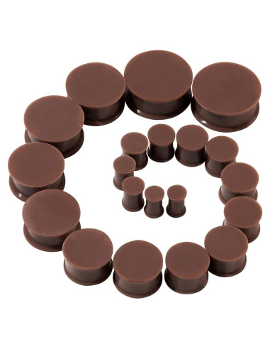 Kit de Tapones de Silicona 20 Piezas JOYTOYOU 0G-25mm